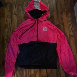 Pink windbreaker